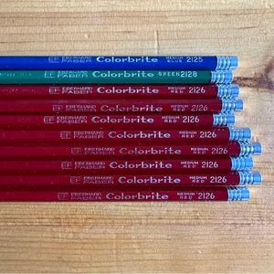 NOS Vintage Eberhard Faber Colorbrite colored pencils lot